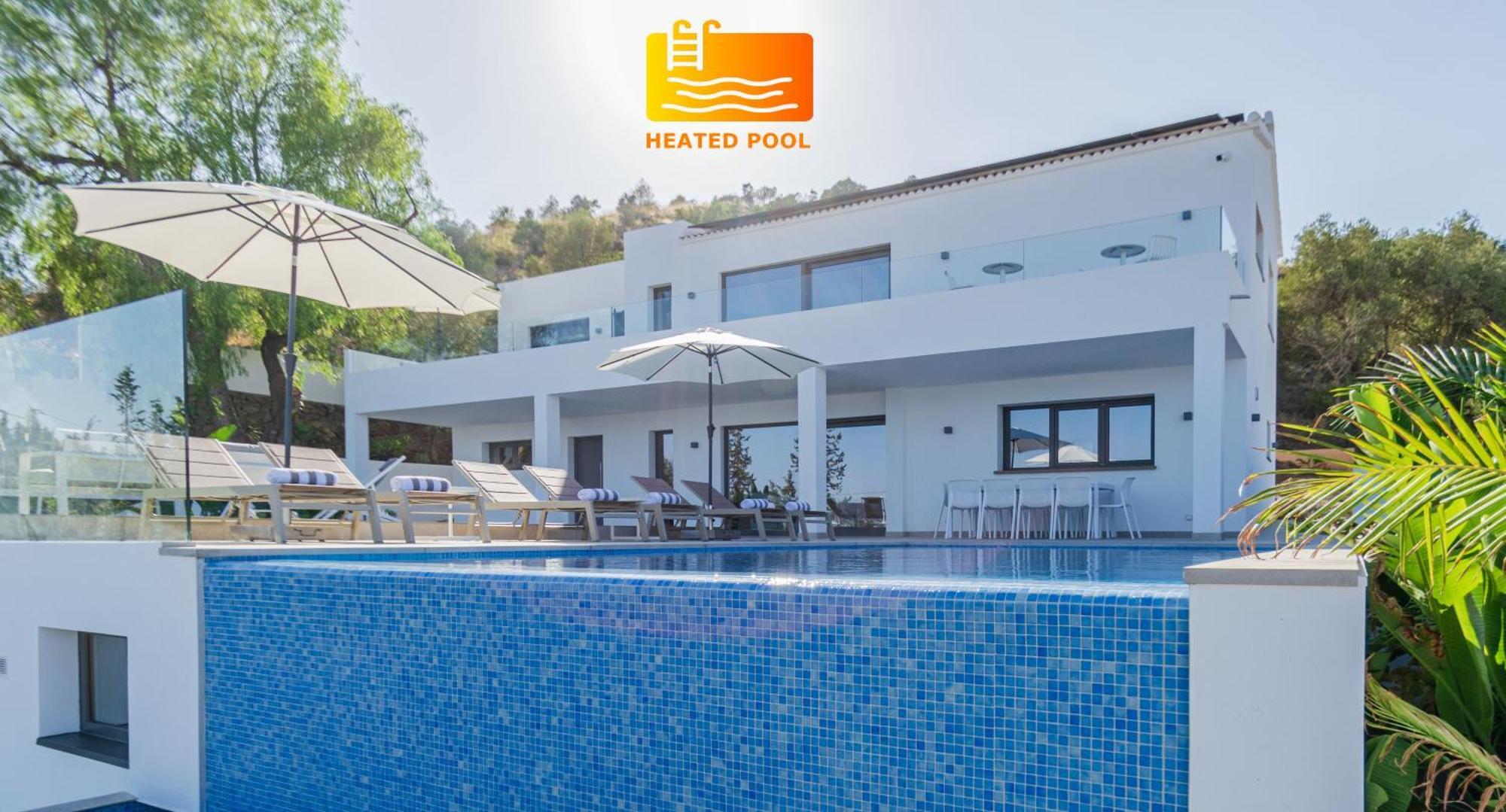 Happyplace - With Panoramic Sea View Heated Infinity Saltwater Pool Malaga